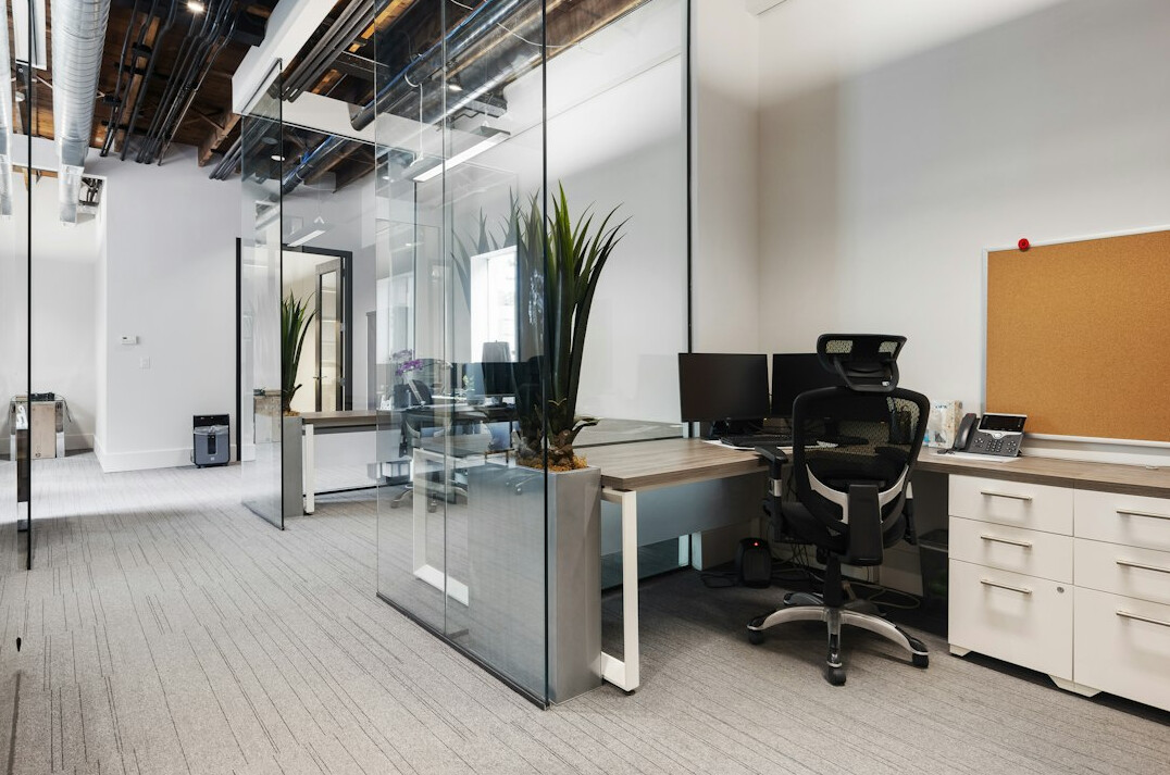 modern office workspace
